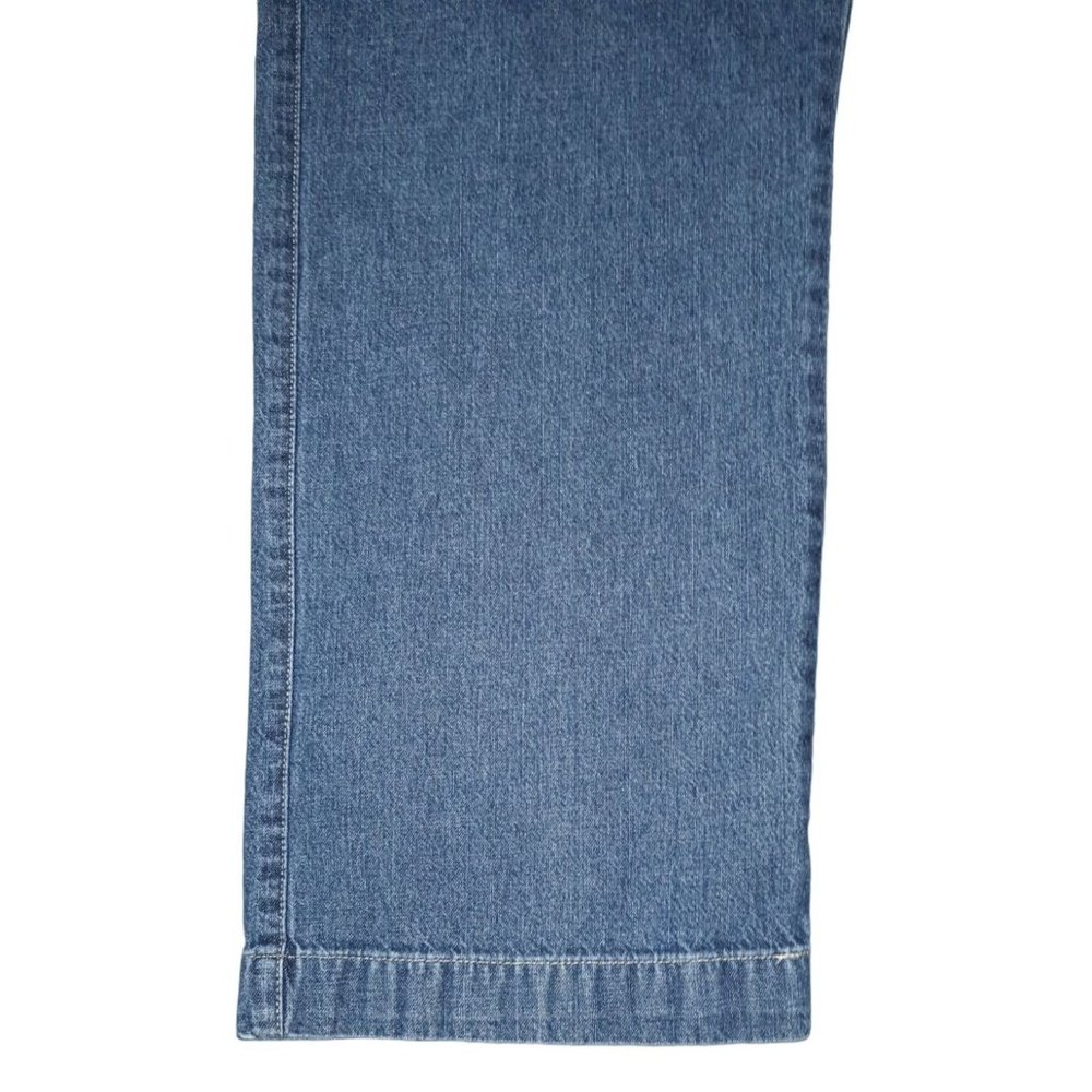 Liz Claiborne Jeans Womens Size 12 Trouser Fit Blue Denim - Picture 10 of 13